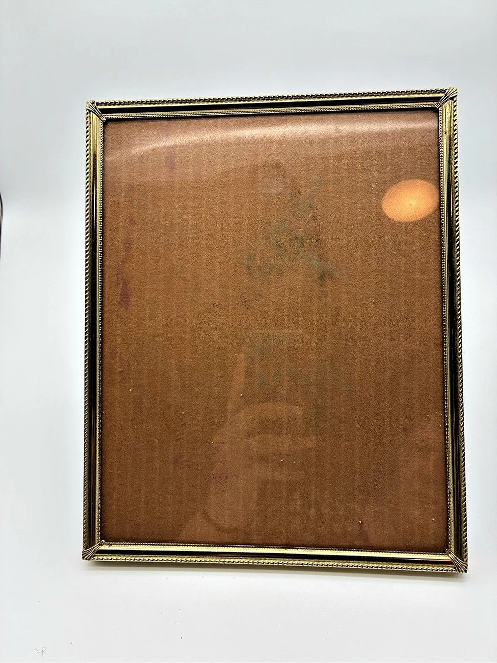 Vintage Ornate Gold Tone Picture Frame 8x10 Easel Back Display Stand
